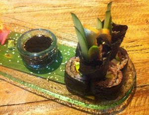 Sushi at Atman Kafe in Ubud