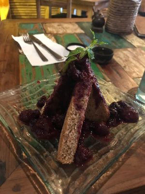 Vegan Coconut Bread at Atman Kafe in Ubud