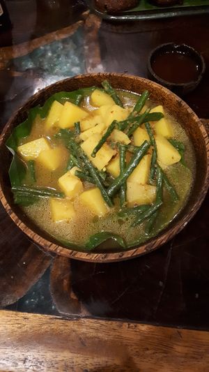 Balinese veg soup at Atman Kafe in Ubud