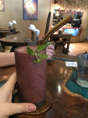 Smoothie at Atman Kafe in Ubud