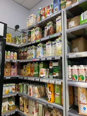 Plant based milk 🌱 at Vegan Bunker in St Petersburg