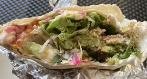 Sorry I could not wait. I was hungry!  at Mr Falafel in Maribor