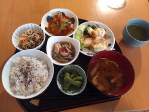 Set lunch at Otera House in Kyoto