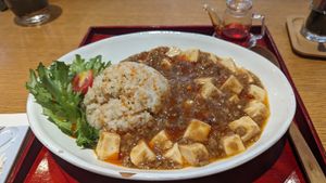 Mapo Tofu at Merrymomo in Osaka