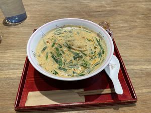 Mala ramen  at Merrymomo in Osaka