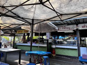   at Lumpini Park Morning Market Stall in Bangkok