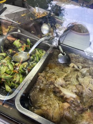   at Lumpini Park Morning Market Stall in Bangkok