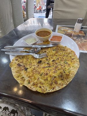 Flat tasteless ‘utthapham’: 160 THB  at Govindam in Pattaya