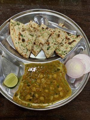 Channa (Chickpeas) with Roti at Govindam in Pattaya