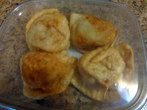 vegan potato pierogi at Mustard Seed Market - Highland Sqaure in Akron