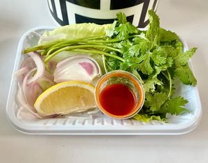 Side salad  at Hanoi Naturally in Dubai