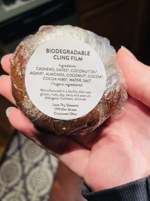 Vegan “Cheesecake"  at Aladdin's Eatery in Mentor