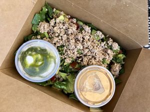 Raw Taco Salad   at Rawtopia Living Cuisine and Beyond in Millcreek