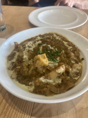 Little cauliflower delight; so warm and comforting and delish!   at Rawtopia Living Cuisine and Beyond in Millcreek