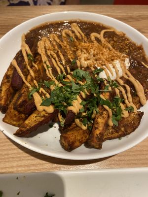 Chili cheese fries  at Rawtopia Living Cuisine and Beyond in Millcreek