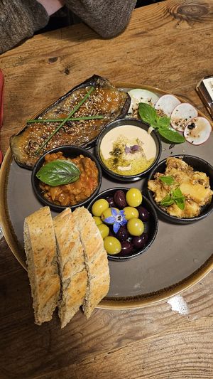Vegan antipasti   at Die Pause in Marburg