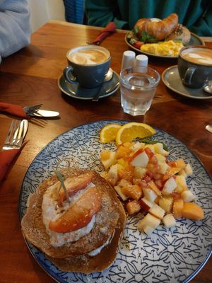 Vegan pancakes at Die Pause in Marburg