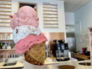 ice 'cream' at Zucker & Zimt in Erfurt