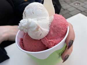 ice cream at Zucker & Zimt in Erfurt