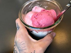 ice cream cup at Zucker & Zimt in Erfurt