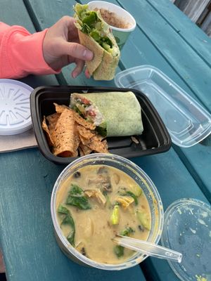 Super Fresh and entirely vegan! at Eden's Vegan Juice Bar Cafe in Palm Coast