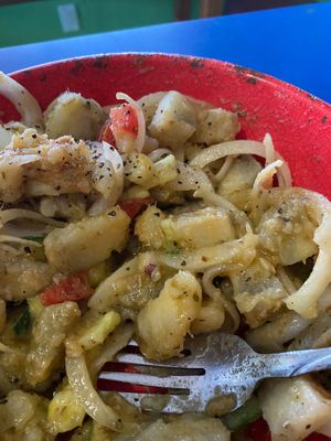 Sweet potato salad  at Eden's Vegan Juice Bar Cafe in Palm Coast