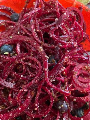 Beet Root Salad at Eden's Vegan Juice Bar Cafe in Palm Coast