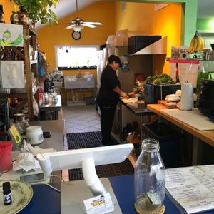 Maria!  at Eden's Vegan Juice Bar Cafe in Palm Coast