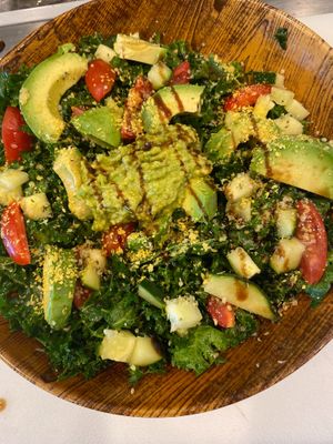 Kale Avocado Salad  at Eden's Vegan Juice Bar Cafe in Palm Coast