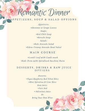 Anyone is welcome not just for couples. Eden’s Vegan Juice Bar Cafe 
9 Old Kings Road 
Palm Coast FL 32137
RSVP 3866934930 at Eden's Vegan Juice Bar Cafe in Palm Coast