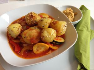 Sesame potatoes @ Blattgrün, Bremerhaven at Blattgrün in Bremerhaven