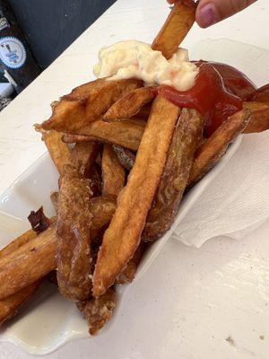 Poca cantidad de patatas para el precio que pagamos  at Vegi in Stuttgart