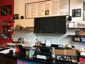 Menuboard, inside  at Blossom du Jour - Upper West Side in New York City