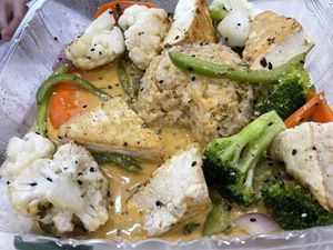 Thai Curry with Grilled Tofu at Lovin' Spoonfuls in Tucson
