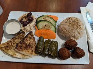 Mediterranean Platter at Lovin' Spoonfuls in Tucson
