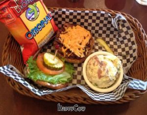 vegan cheeseburger  at Lovin' Spoonfuls in Tucson