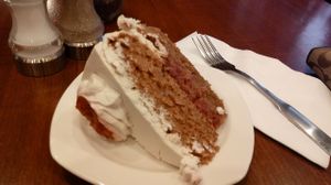 Strawberry cream cake at Lovin' Spoonfuls in Tucson