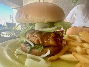 Sweet n sour chicken sandwich  at Lovin' Spoonfuls in Tucson