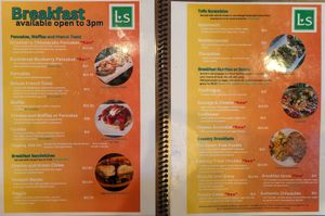 New breakfast menu. at Lovin' Spoonfuls in Tucson