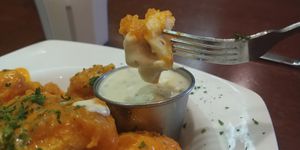 Buffalo Cauliflower Wings: $7.50 Okay, not too spicy, cauliflower was crunchy, ranch could have been more flavorful at Lovin' Spoonfuls in Tucson