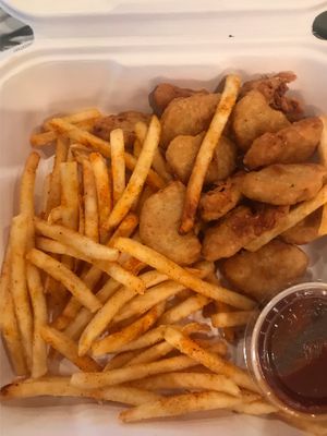 Kids chicken nuggets and fries to-go at Lovin' Spoonfuls in Tucson