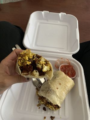 Breakfast burrito!  at Lovin' Spoonfuls in Tucson