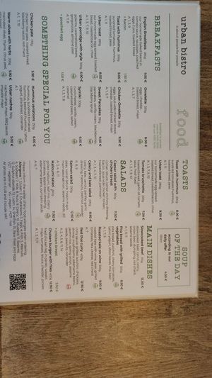 Bacon and eggs as vegan option. Thanks! at Urban Bistro in Bratislava