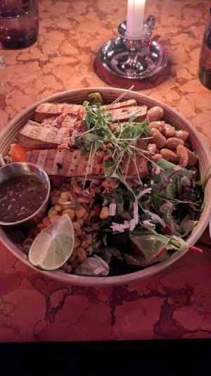 Burrito bow with extra tofu at Urban Bistro in Bratislava