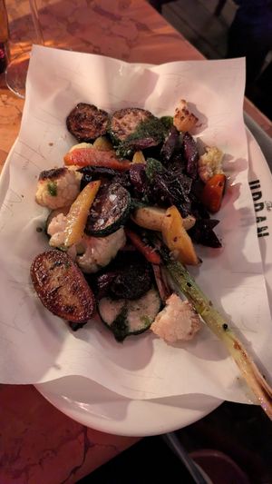 Grilled veg (ask for vegan version) at Urban Bistro in Bratislava