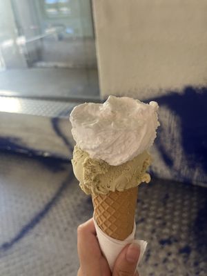 coconut and pistachio   at Koun in Bratislava