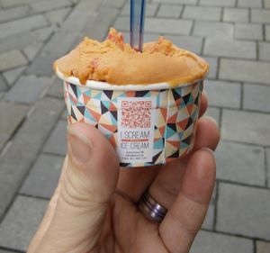 Rosewater Sorbet at Koun in Bratislava