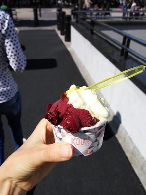 currant and pineapple at Koun in Bratislava