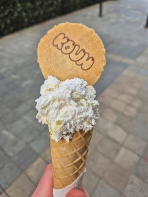 Cream and Pistachio at Koun in Bratislava