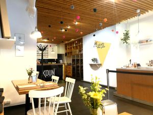 Wonderfully designed interior.  at Koun in Bratislava